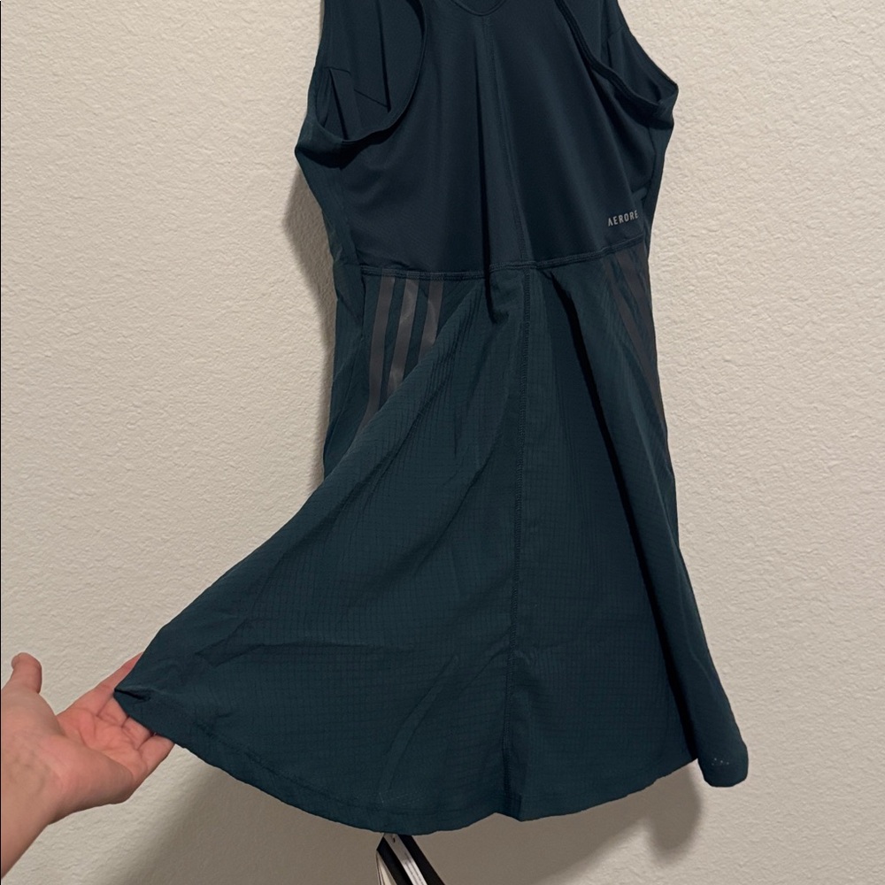 Adidas Womens Run Icons 3-Stripes Summer Dress in ARTIC NIGHT - Picture 5 of 6